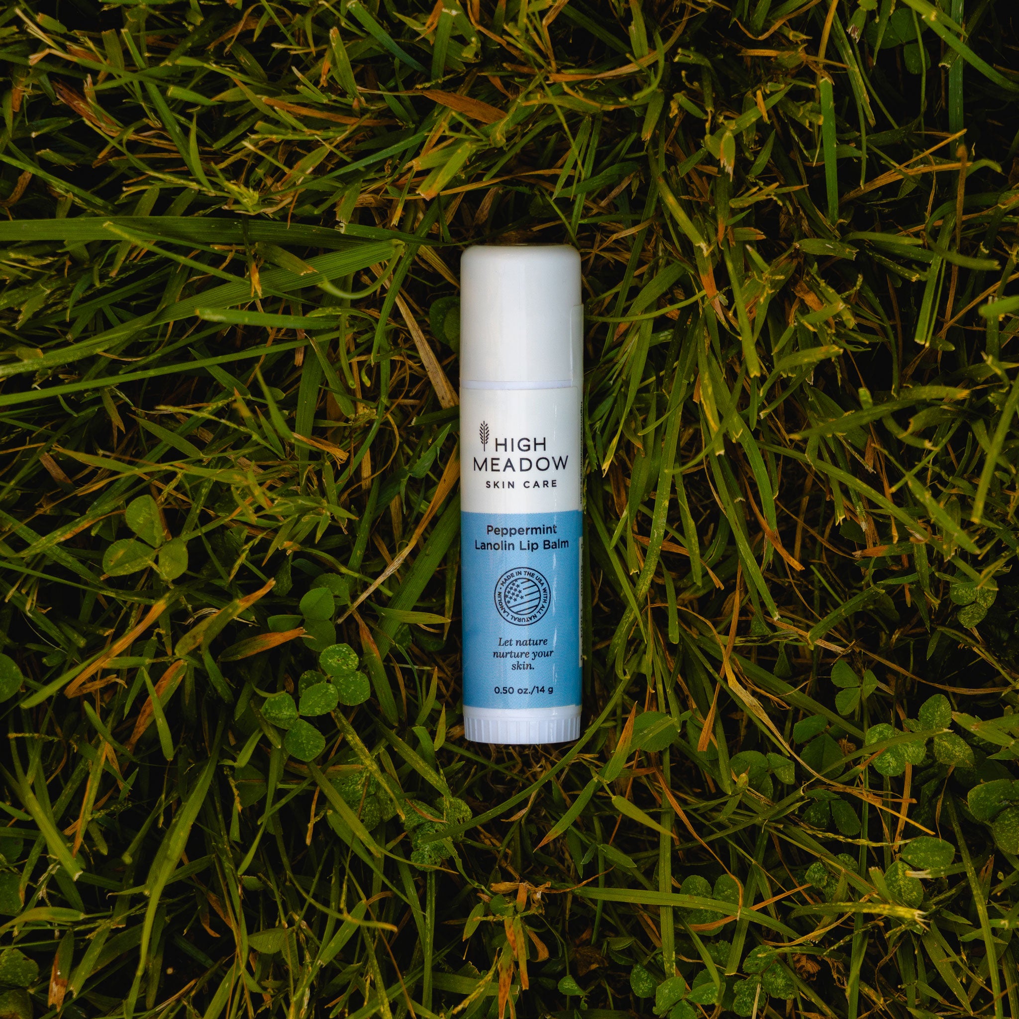 Peppermint Lanolin Lip Balm Stick | Hydrate & Protect Lips - High